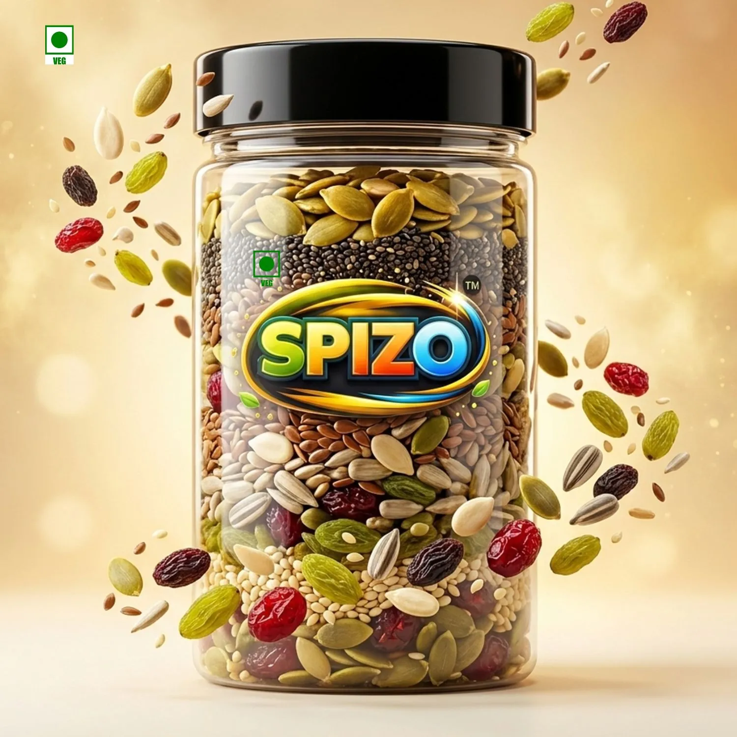 SPIZO protein seeds and berry mix